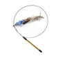 Interactive Feather Cat Teaser Stick - Endless Fun For Your Feline Friend - Pets Perfect