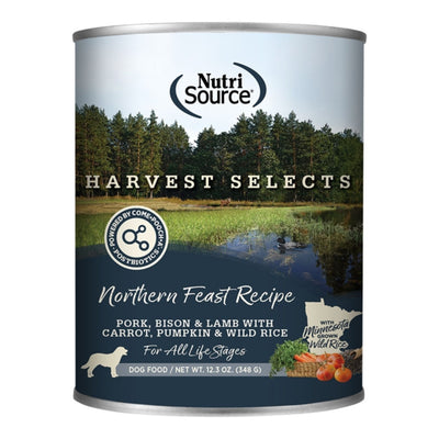 Nutrisource Dog Select Harvest Northern Feast 12.3oz. (Case of 12)