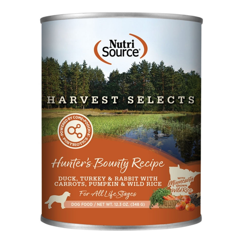 Nutrisource Dog Select Harvest Hunter's Bounty 12.3oz. (Case of 12)
