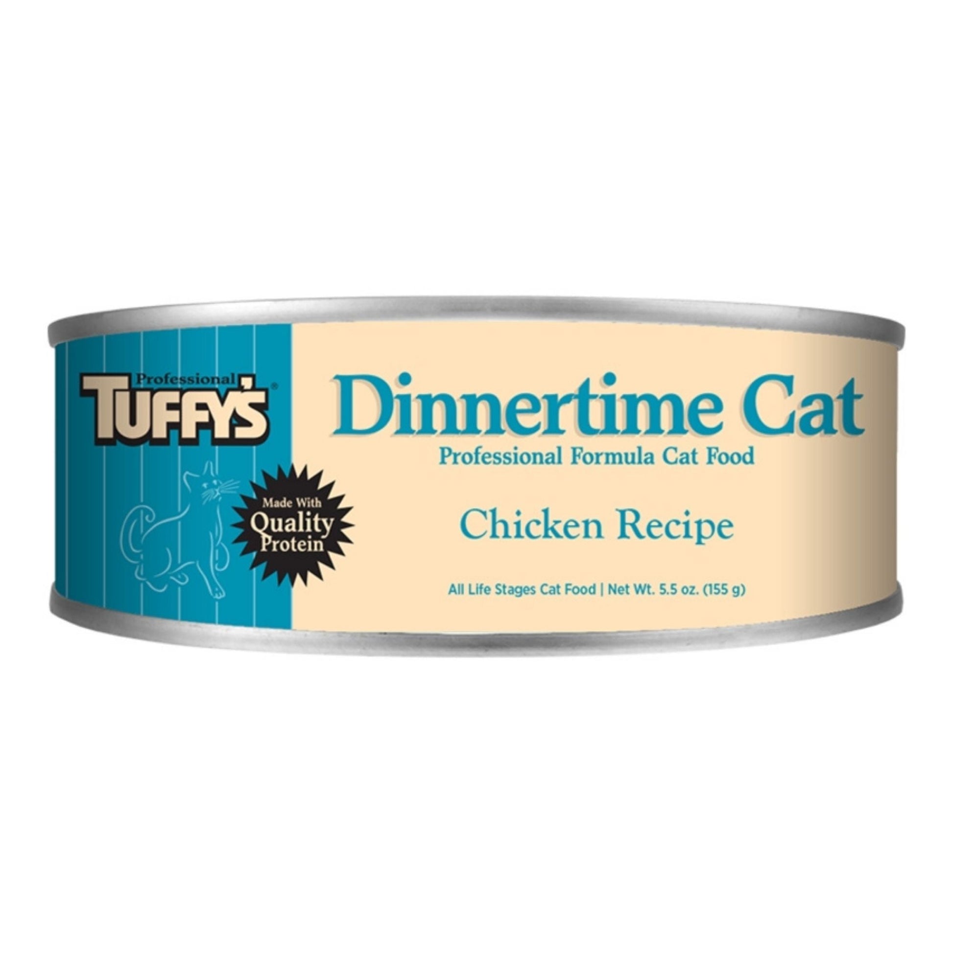 Tuffy's Cat Professional Dinnertime Chicken, 5.5 oz 24 ct
