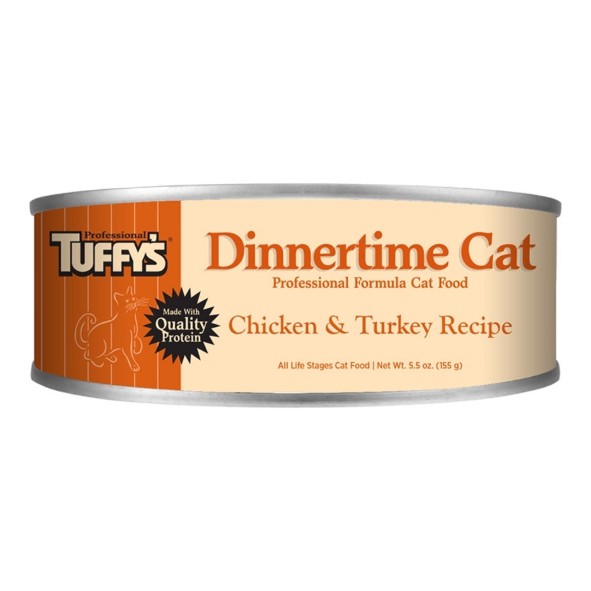 Tuffy's Cat Professional Dinnertime Chicken & Turkey, 5.5 oz 24 ct