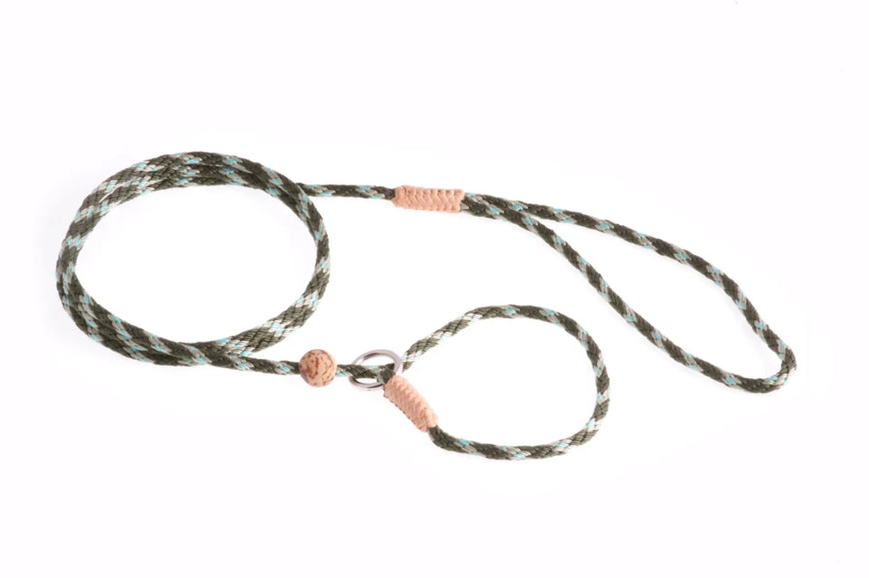 Nylon Slip Lead With Stopper (4 ft x 1/8 in or 4 mm) - Pets Perfect