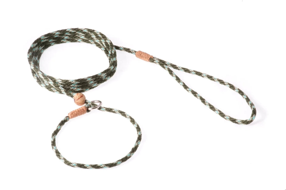 Nylon Slip Lead With Stopper (6 ft x 1/8 in or 4 mm) - Pets Perfect
