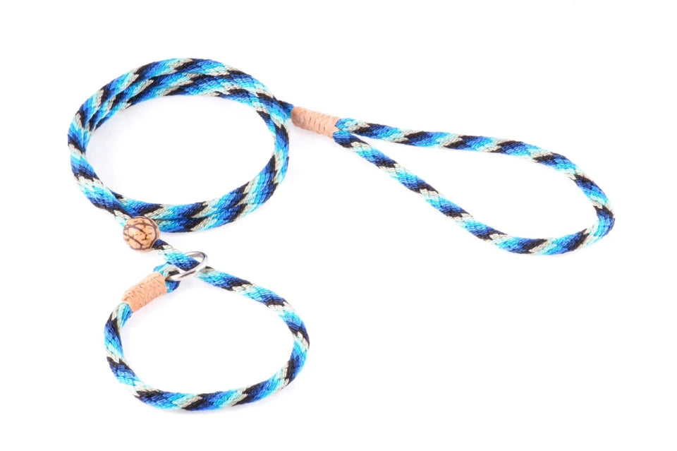 Nylon Slip Lead With Stopper (4 ft x 1/4 in or 6 mm) - Pets Perfect