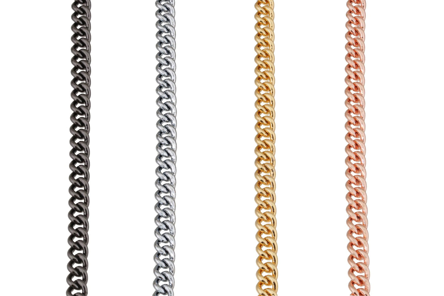 Slip Curve Show Chain Collar (8 in x 1.2 mm)