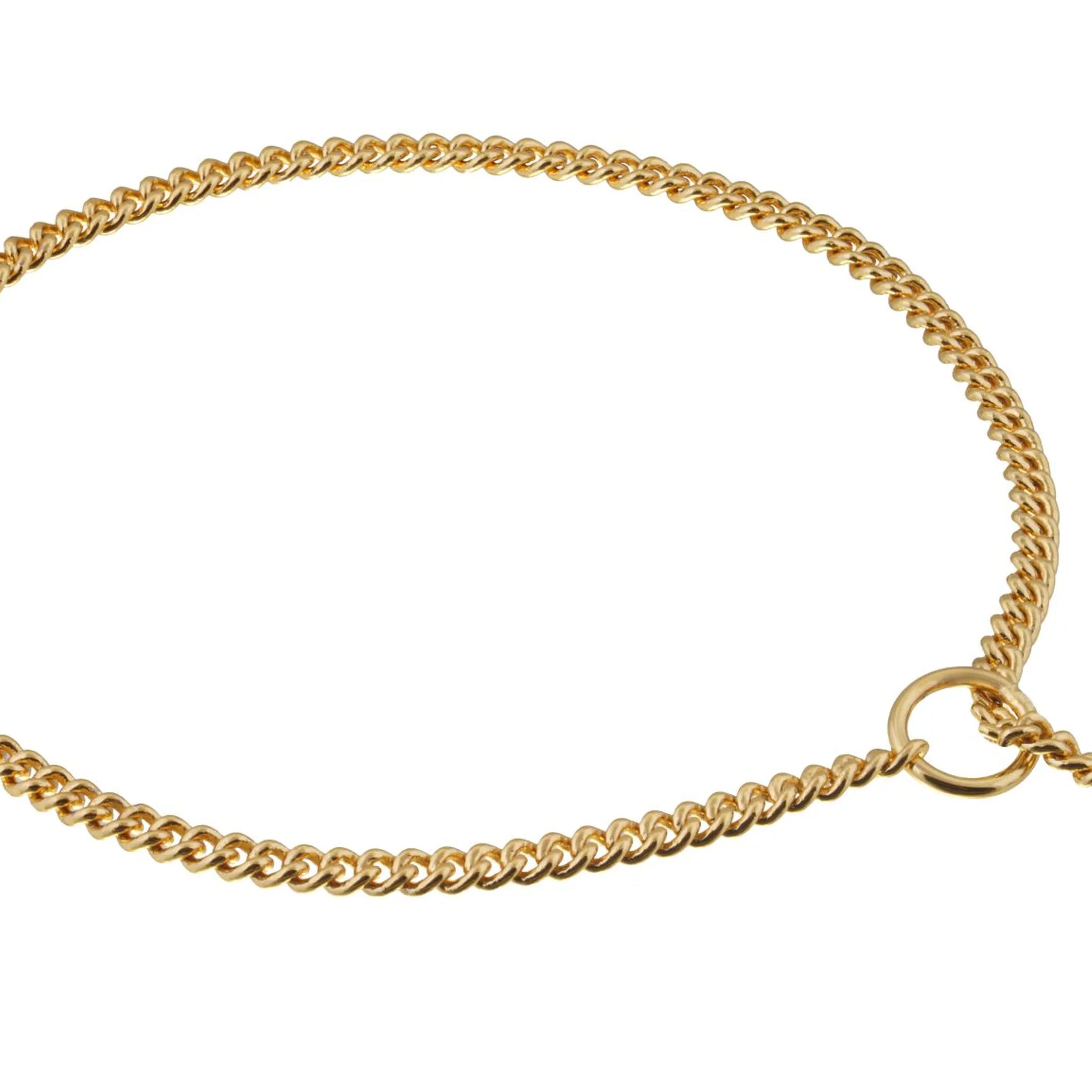 Slip Curve Show Chain Collar (16 in x 1.4 mm)