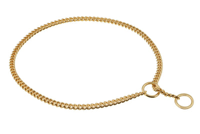 Slip Curve Show Chain Dog Collar (24 in x 1.4 mm) - Pets Perfect