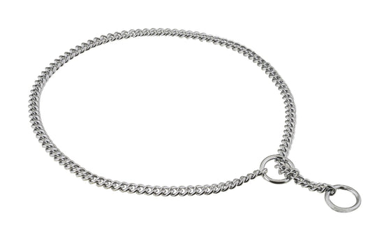 Slip Curve Show Chain Collar (14 in x 1.4 mm)
