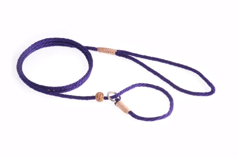 Nylon Slip Lead With Stopper (4 ft x 1/8 in or 4 mm) - Pets Perfect