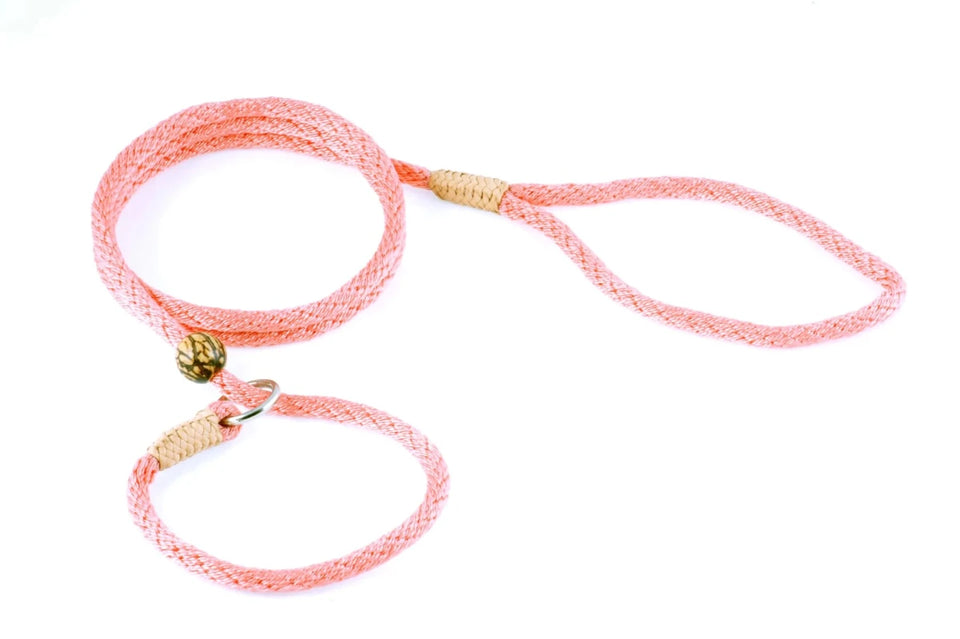 Nylon Slip Lead With Stopper (4 ft x 1/4 in or 6 mm) - Pets Perfect