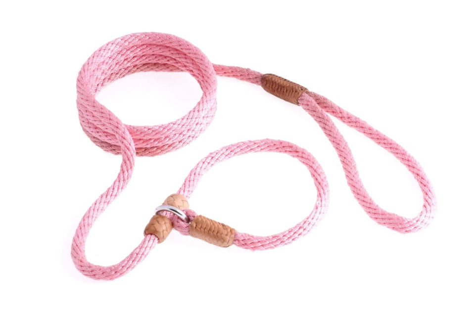 Nylon Slip Dog Leash With 2 Stoppers (6 ft x 5/16 in or 8 mm) - Pets Perfect