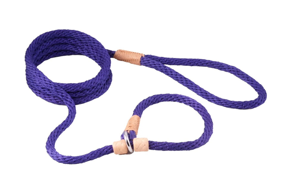 Nylon Slip Dog Leash With 2 Stoppers (6 ft x 5/16 in or 8 mm) - Pets Perfect