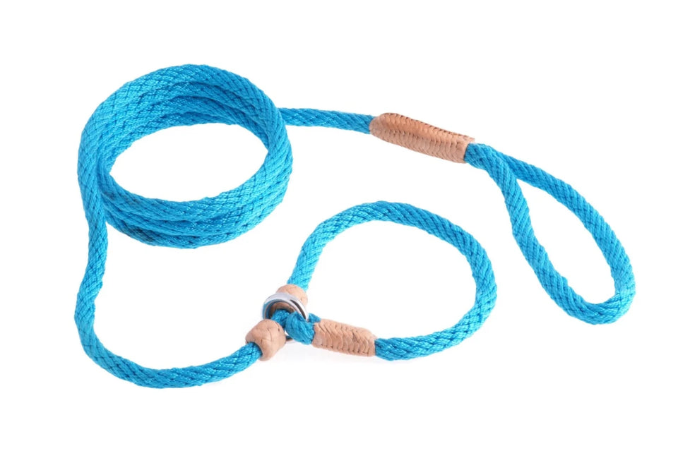 Nylon Slip Dog Leash With 2 Stoppers (6 ft x 5/16 in or 8 mm) - Pets Perfect