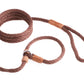 Nylon Slip Leash With 2 Stoppers (6ft  x 5/16in or 8mm)