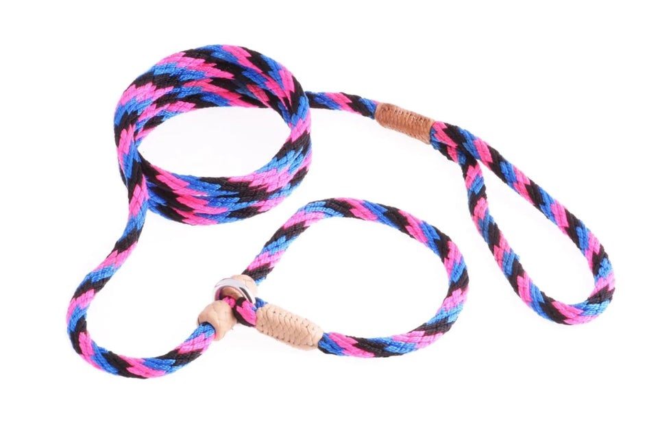 Nylon Slip Dog Leash With 2 Stoppers (6 ft x 5/16 in or 8 mm) - Pets Perfect