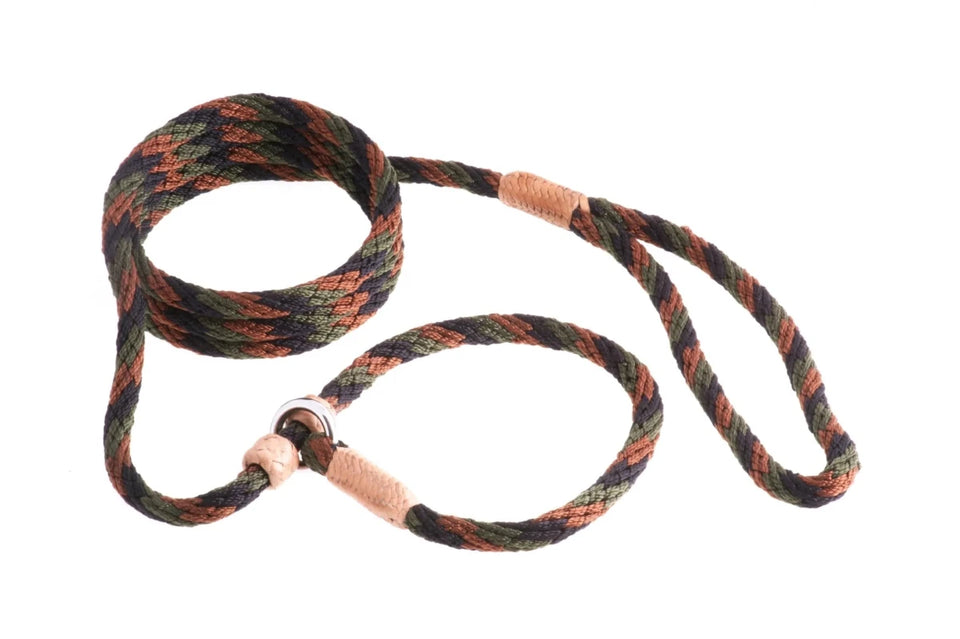 Nylon Slip Dog Leash With 2 Stoppers (6 ft x 5/16 in or 8 mm) - Pets Perfect