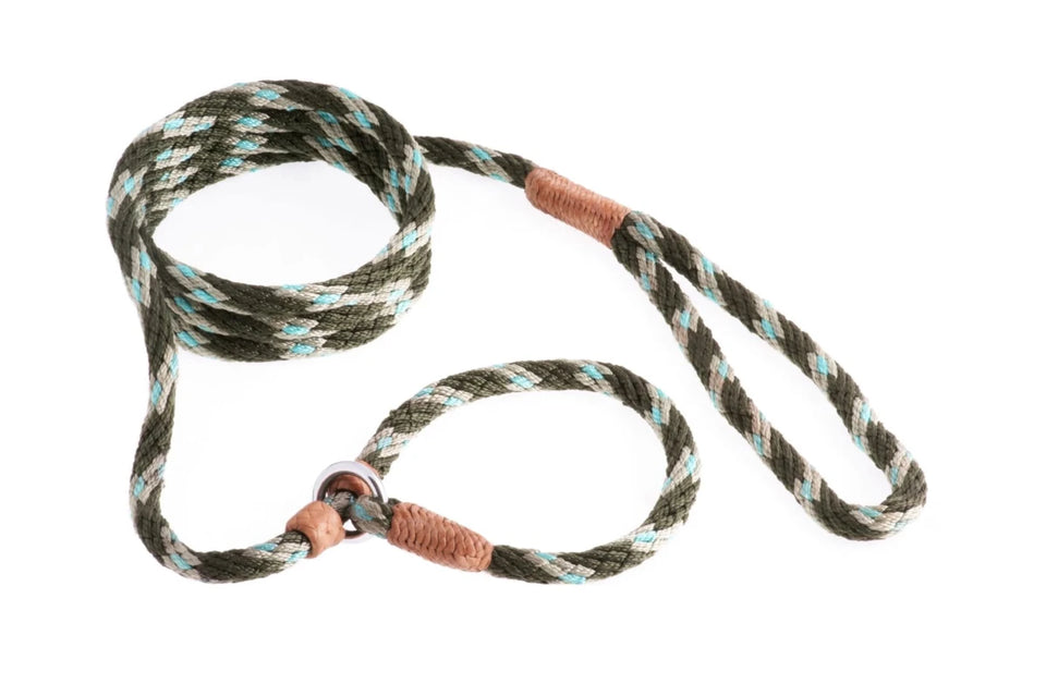 Nylon Slip Dog Leash With 2 Stoppers (6 ft x 5/16 in or 8 mm) - Pets Perfect