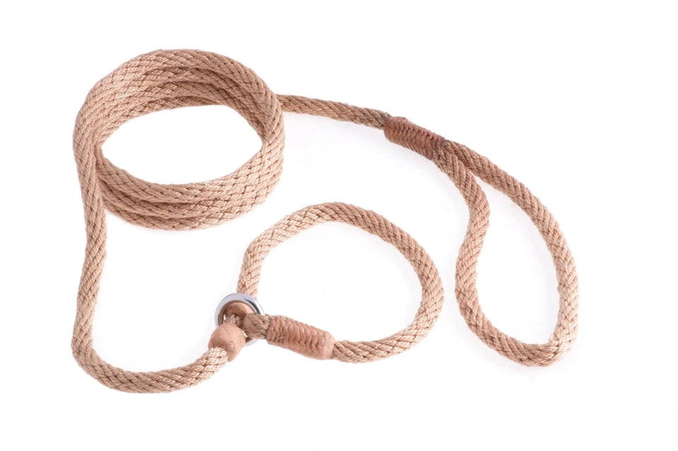 Nylon Slip Dog Leash With 2 Stoppers (6 ft x 5/16 in or 8 mm) - Pets Perfect