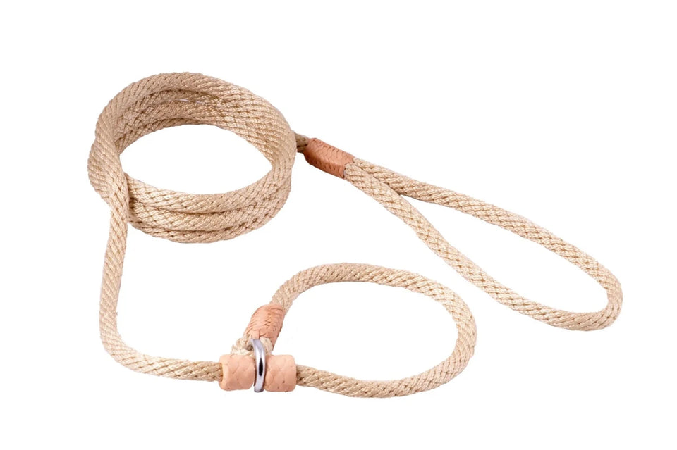 Nylon Slip Dog Leash With 2 Stoppers (6 ft x 5/16 in or 8 mm) - Pets Perfect