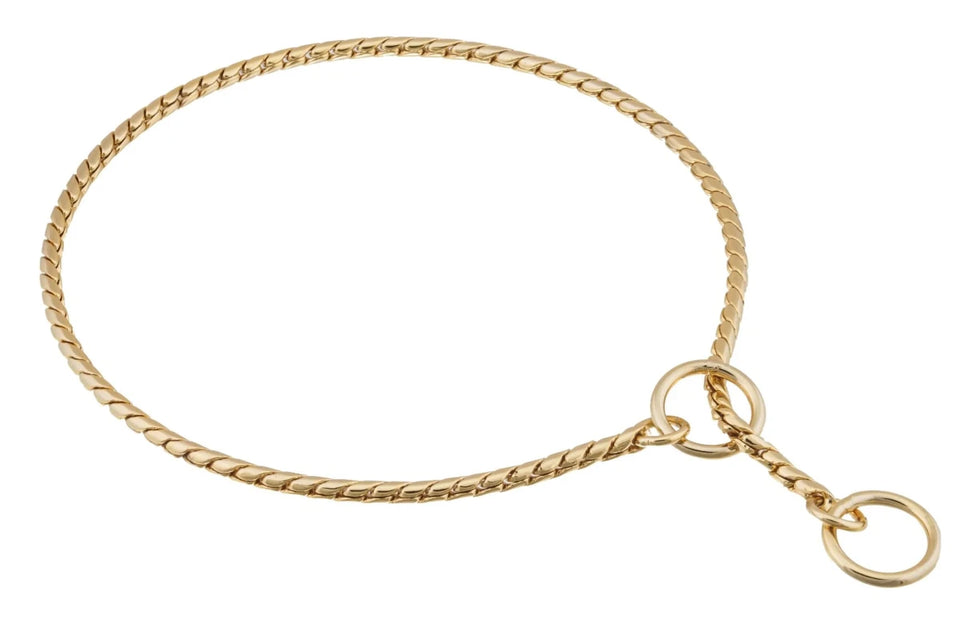 Slip Snake Show Chain Dog Collar (18 in x 5.5 mm) - Pets Perfect