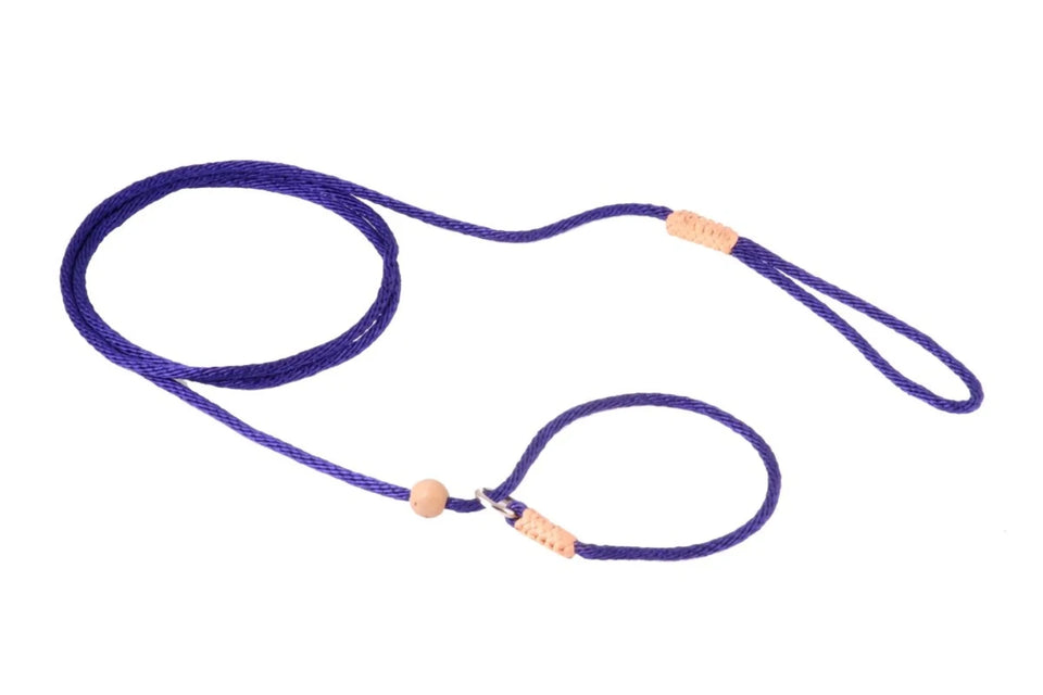 Nylon Slip Lead With Stopper (4 ft x 1/16 or 2 mm) - Pets Perfect