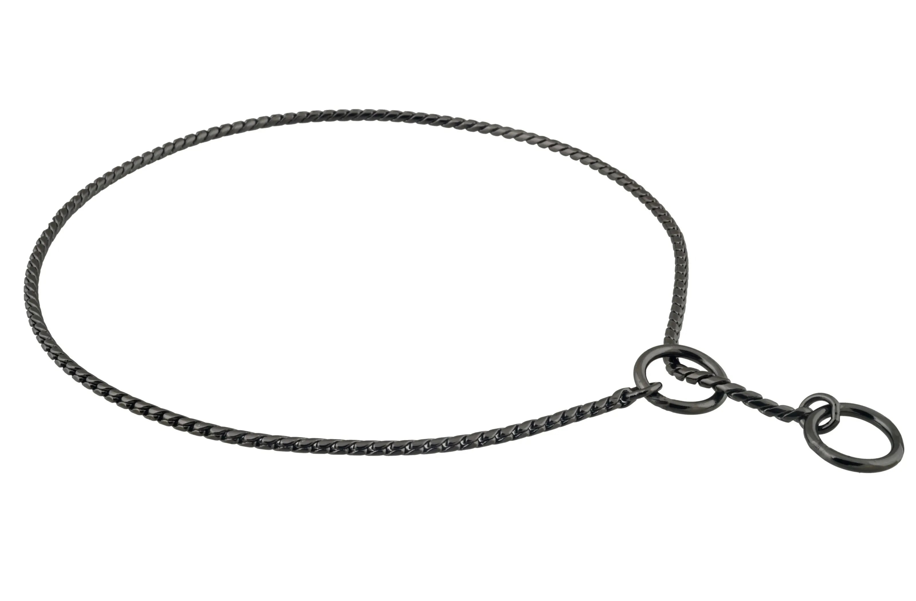 Slip Snake Show Chain Collar (20 in x 2.4mm)