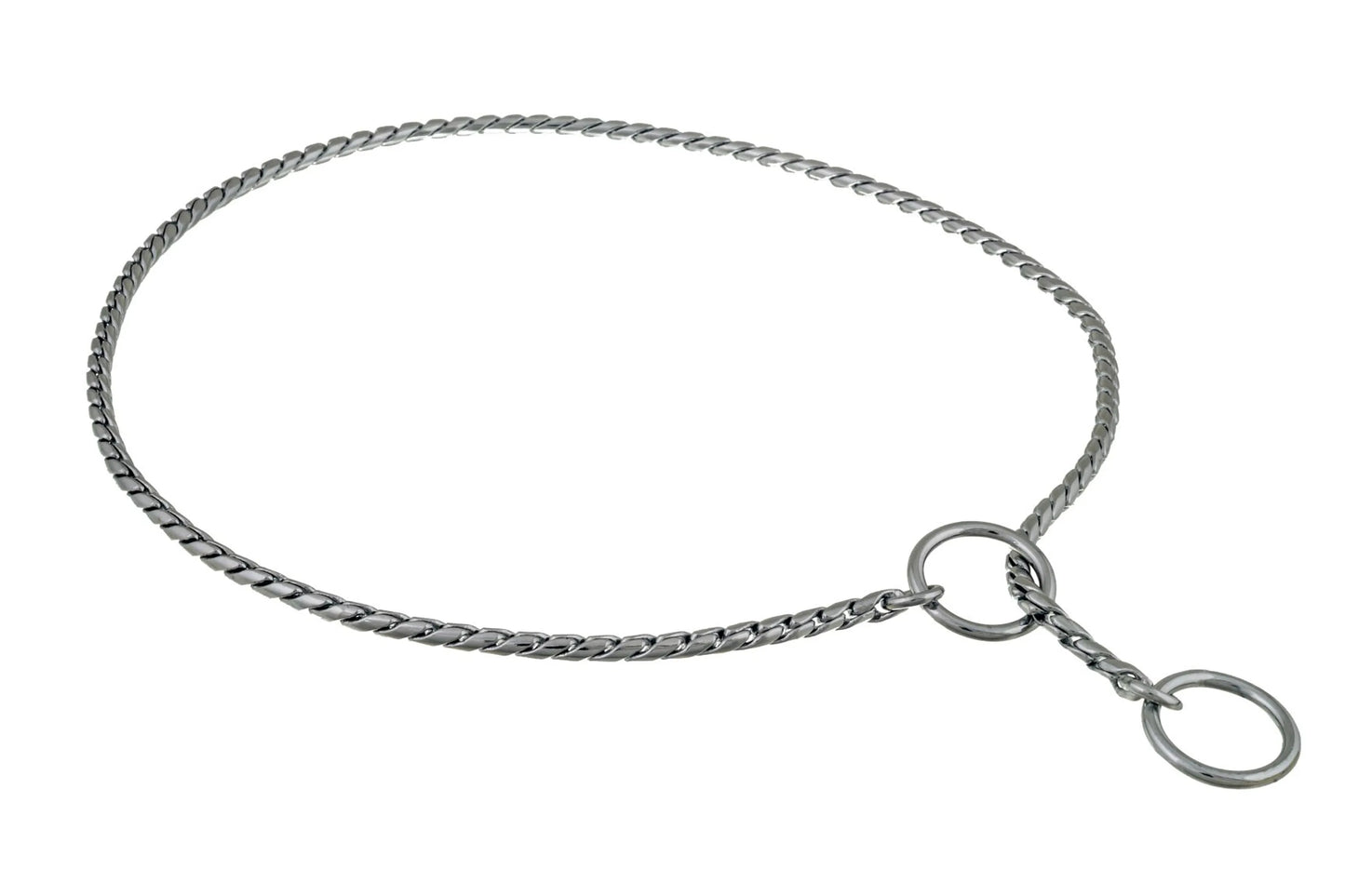 Slip Snake Show Chain Collar (30 in x 3.8mm)
