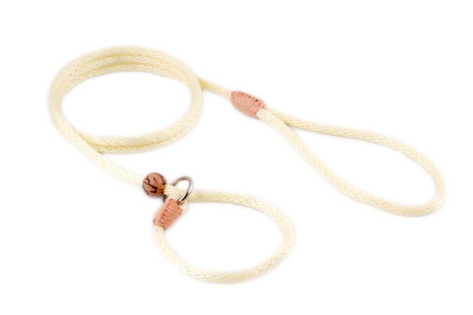 Nylon Slip Lead With Stopper (4 ft x 1/4 in or 6 mm) - Pets Perfect