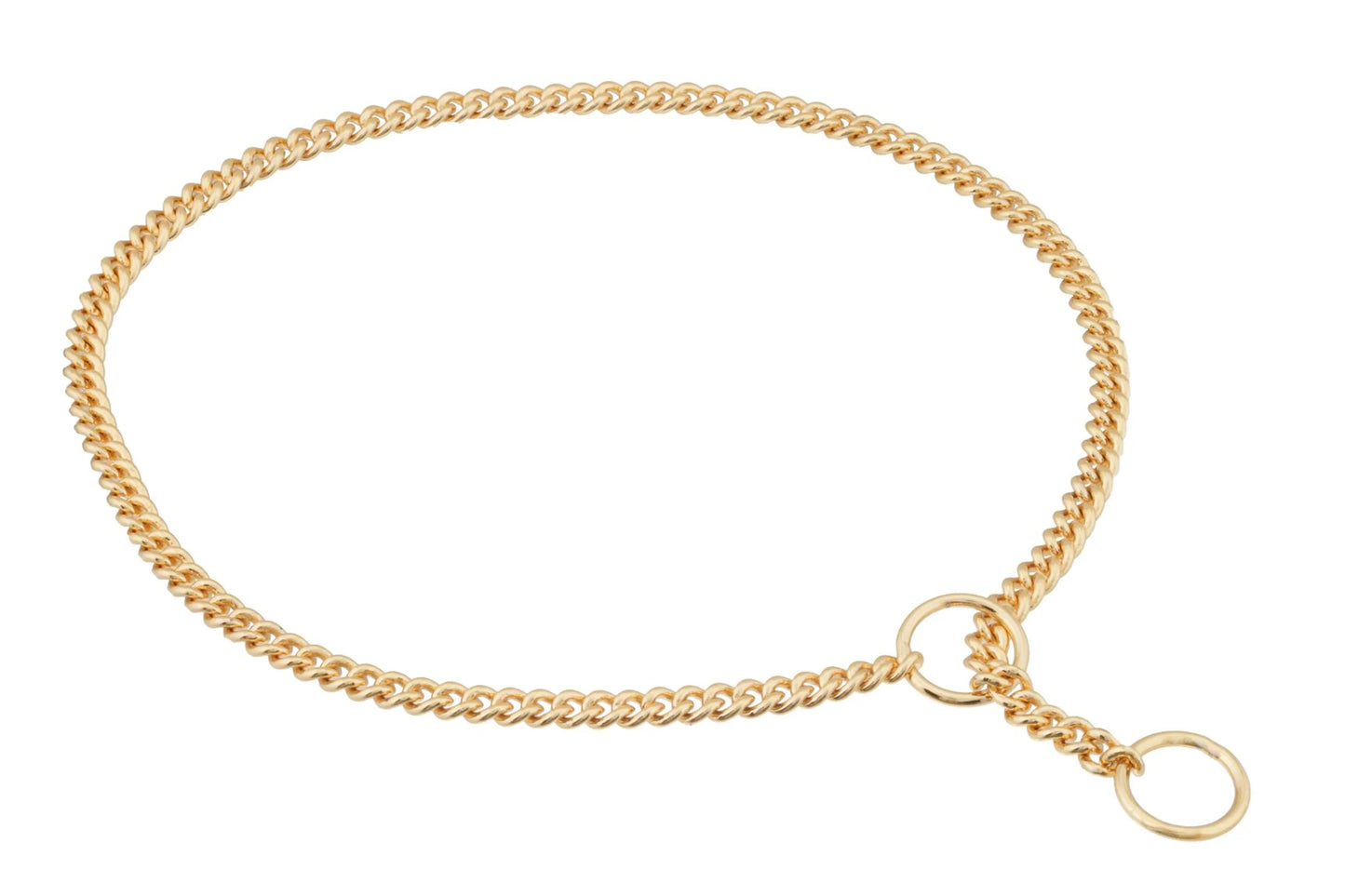 Slip Curve Show Chain Collar (18 in x 1.6 mm)