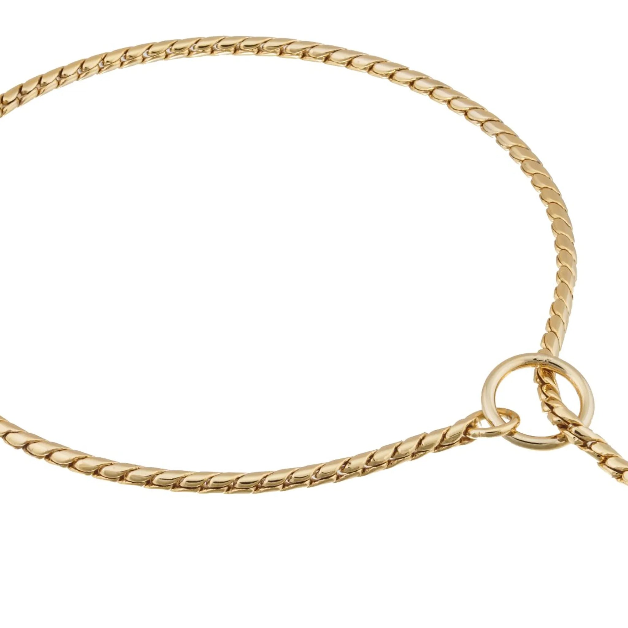 Slip Snake Show Chain Collar (20 in x 5.5mm)