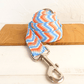 Patterned Dog Collar - Orange Blue Design - Pets Perfect