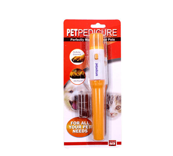 Dog Hugs Cat Pet Pawsome Complete Nail Care Kit - Battery - Powered Nail Trimmer with 3 Filing Wheels - Pets Perfect