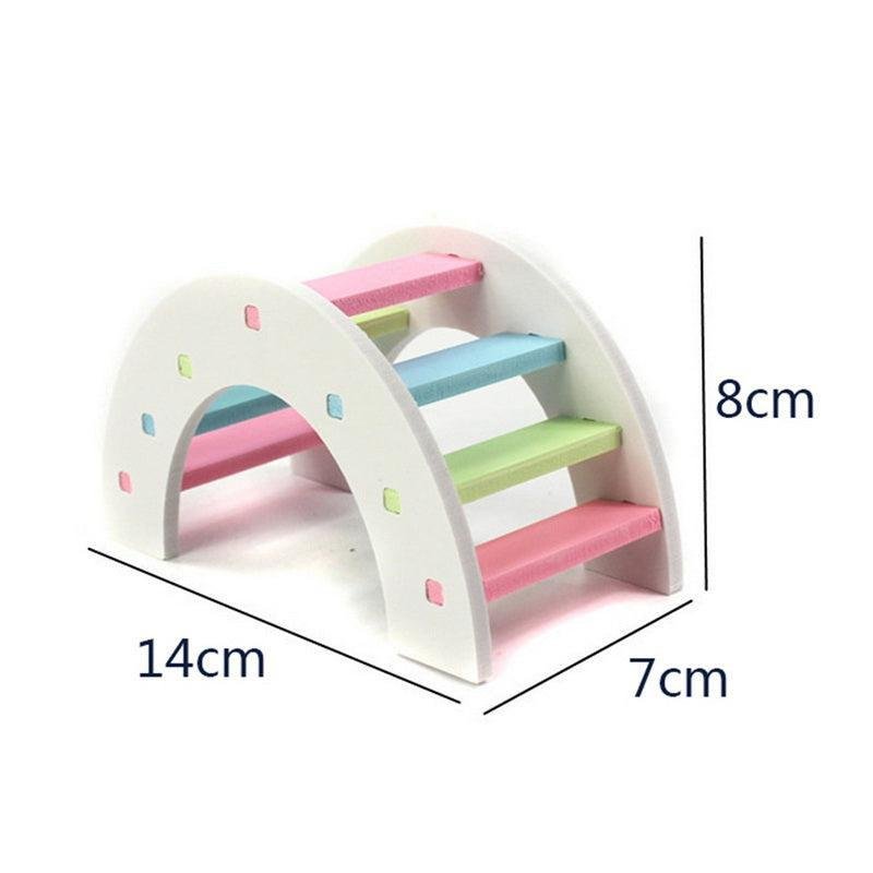 WPC Hamster Haven - Multi - Level Rainbow Hideout for Hamsters & Small Pets - Pets Perfect