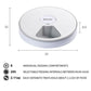 Dog Hugs Cat Pet Mealtime Scheduler - 6 - Meal Automatic Feeder for Cats and Dogs - Pets Perfect