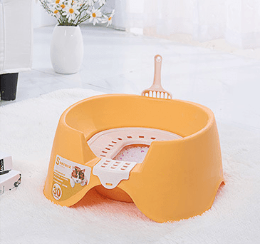 Oversize Semi - Enclosed Spillproof Cat Litter Pan: The Durable And Easy - To - Clean Solution For Your Feline Friend - Pets Perfect