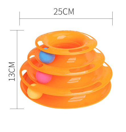 Interactive Cat Ball Tower Tracks Toy - Fun And Engaging Playtime For Your Feline Friend - Pets Perfect