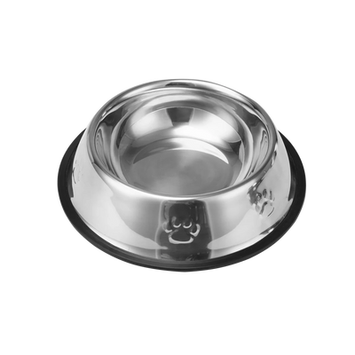 Archstone Pets Anti-Skid Stainless Steel Dog Bowl, 33.8 oz - Pets Perfect