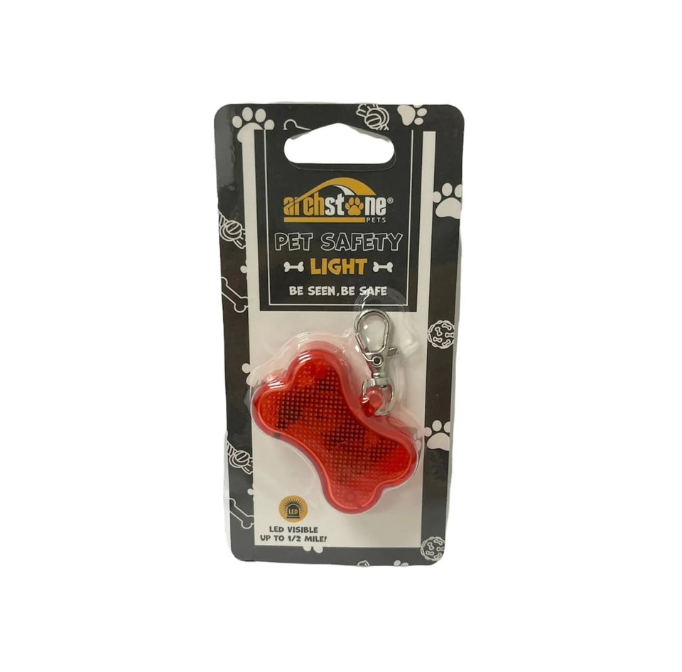 Pet Safety Light (Flashing Collar Accessory & Night Walking Attachment) - Pets Perfect