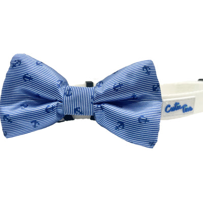 Cutie Ties Dog Bow Tie - Fits All Collars, Come sail away/ONE SIZE
