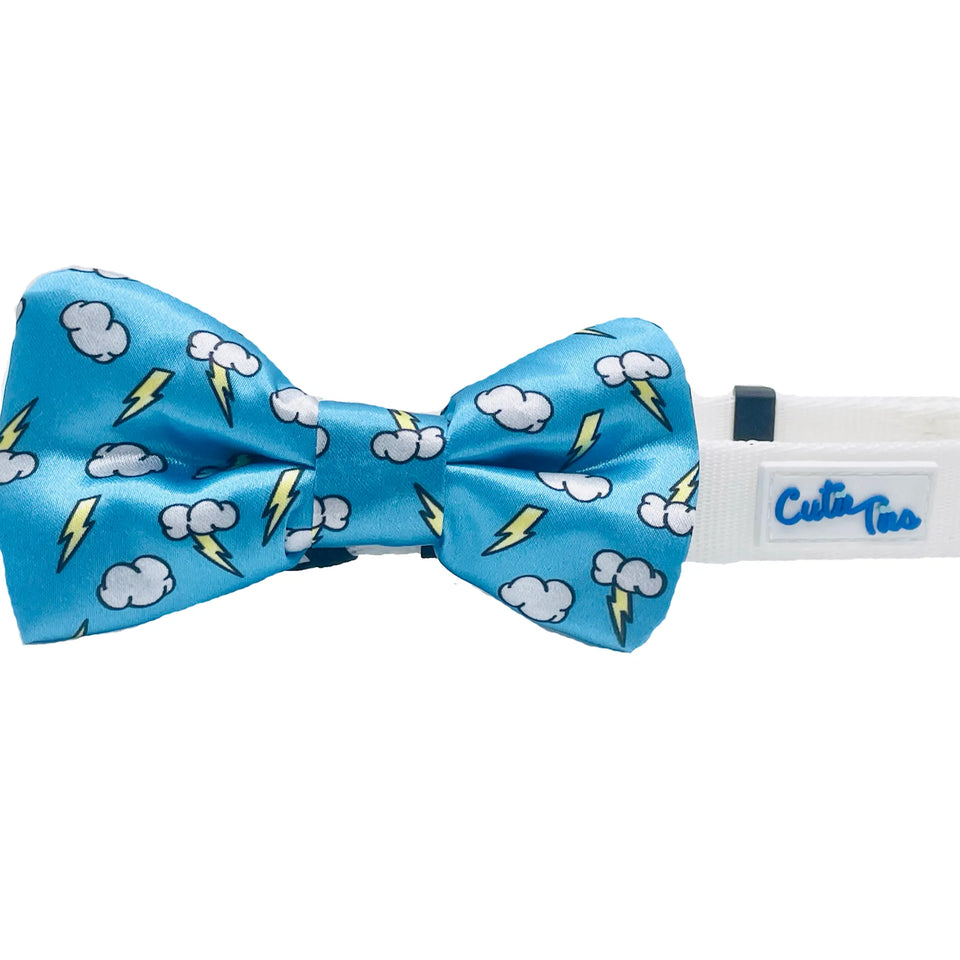 Cutie Ties Dog Bow Tie - Fits All Collars, Zig zag/ONE SIZE, view 6