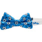 Cutie Ties Music Notes Dog Bow Tie - White Musical Pet Accessory