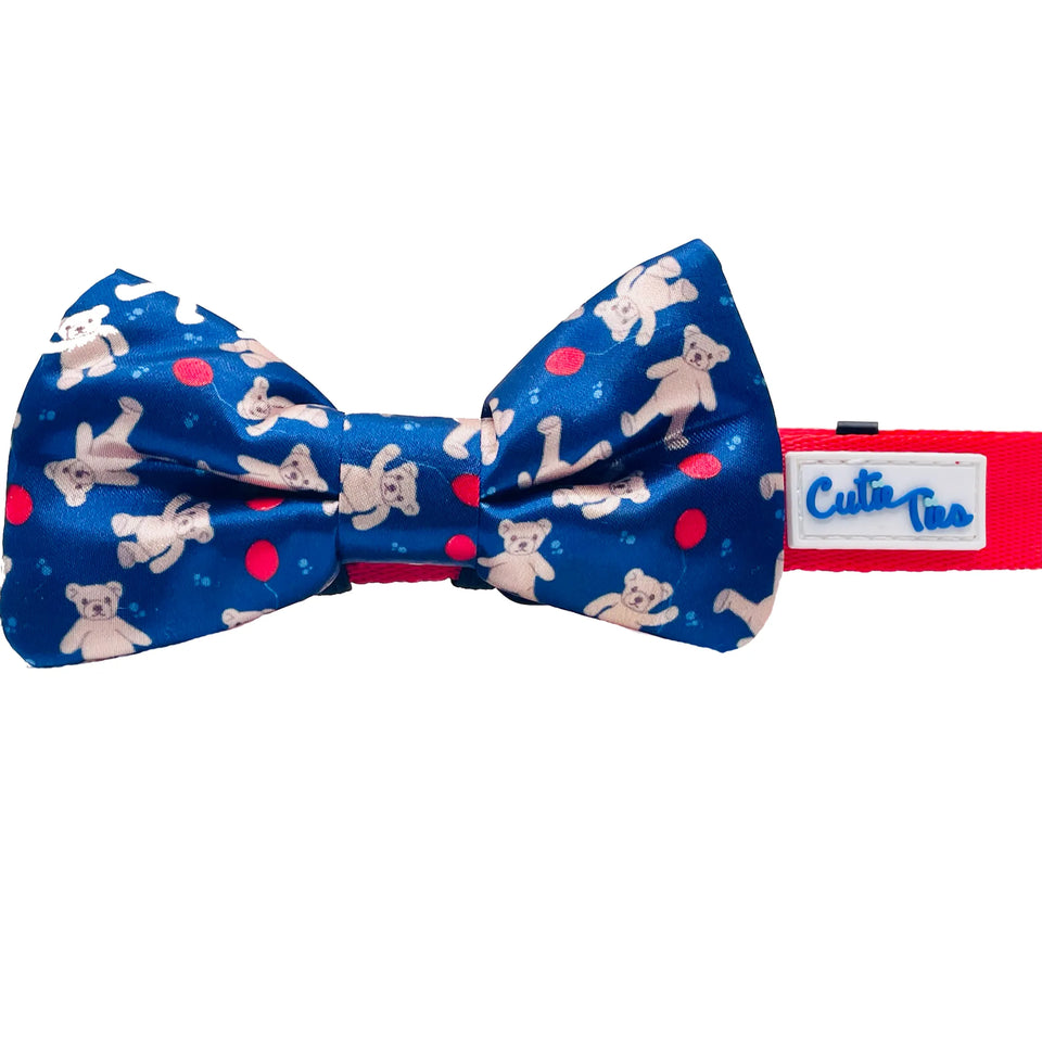 Cutie Ties Dog Bow Tie - Fun Print Dog Collar Accessory, view 27