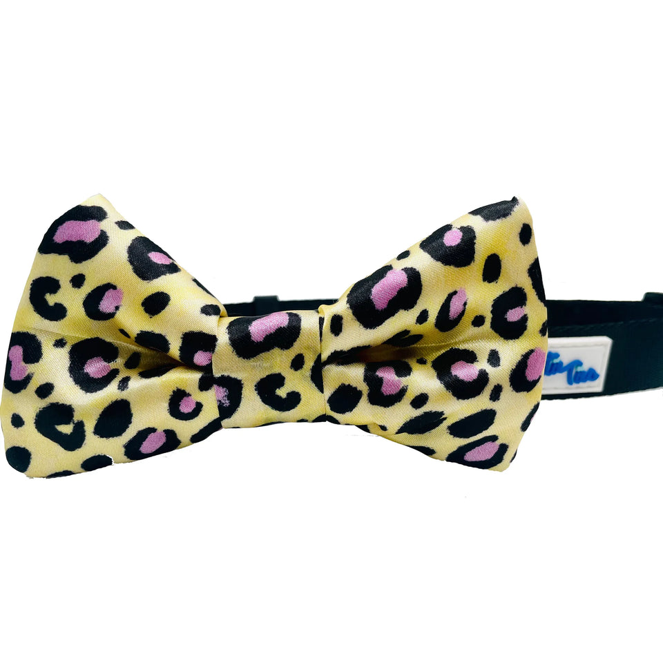 Cutie Ties Dog Bow Tie - 14 Playful Designs, Music notes/black/ONE SIZE, view 5