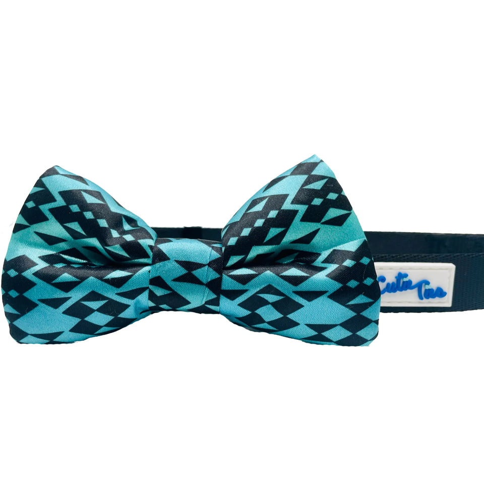 Cutie Ties Dog Bow Tie - Fun Print Dog Collar Accessory, Hugs/kisses/ONE SIZE, view 19