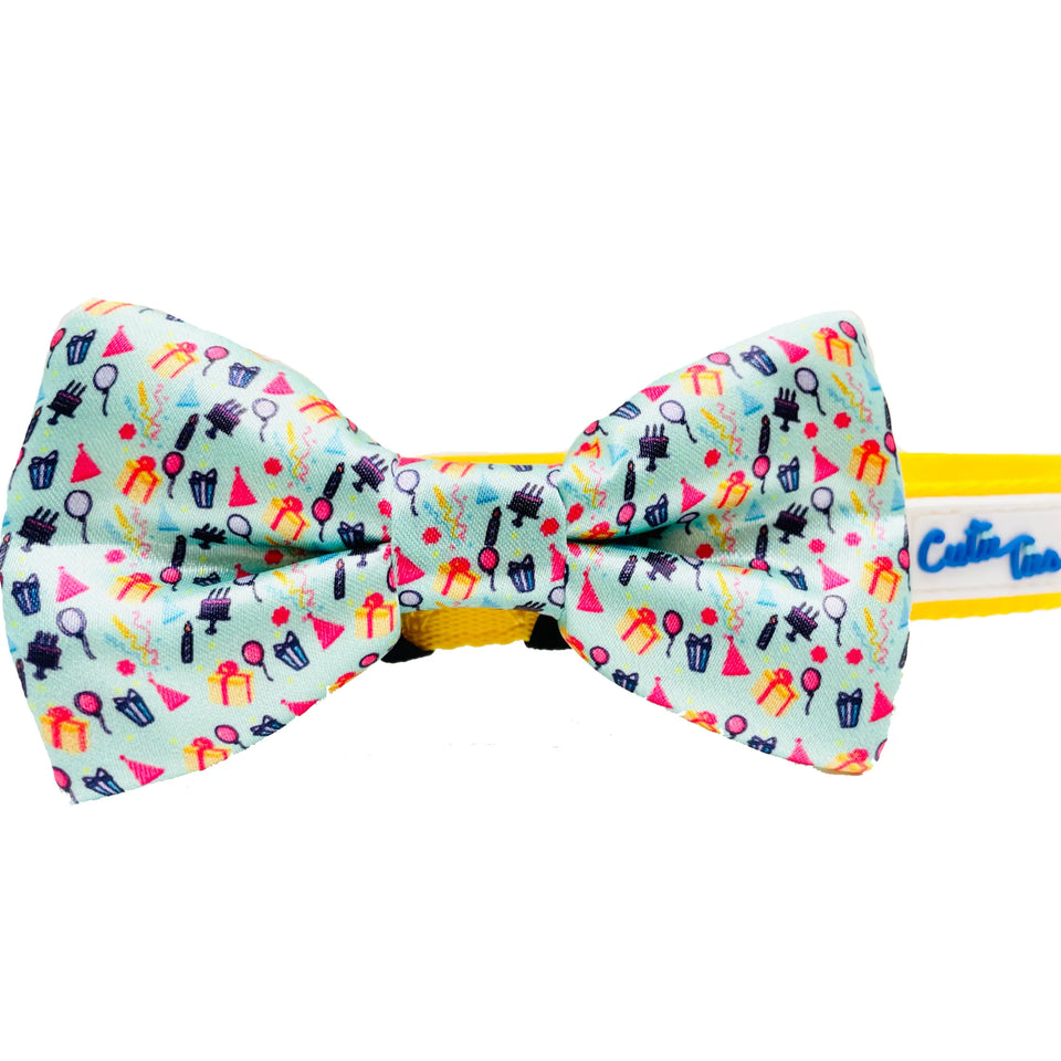 Cutie Ties Dog Bow Tie - Themed Designs, Green beer/ONE SIZE, view 8