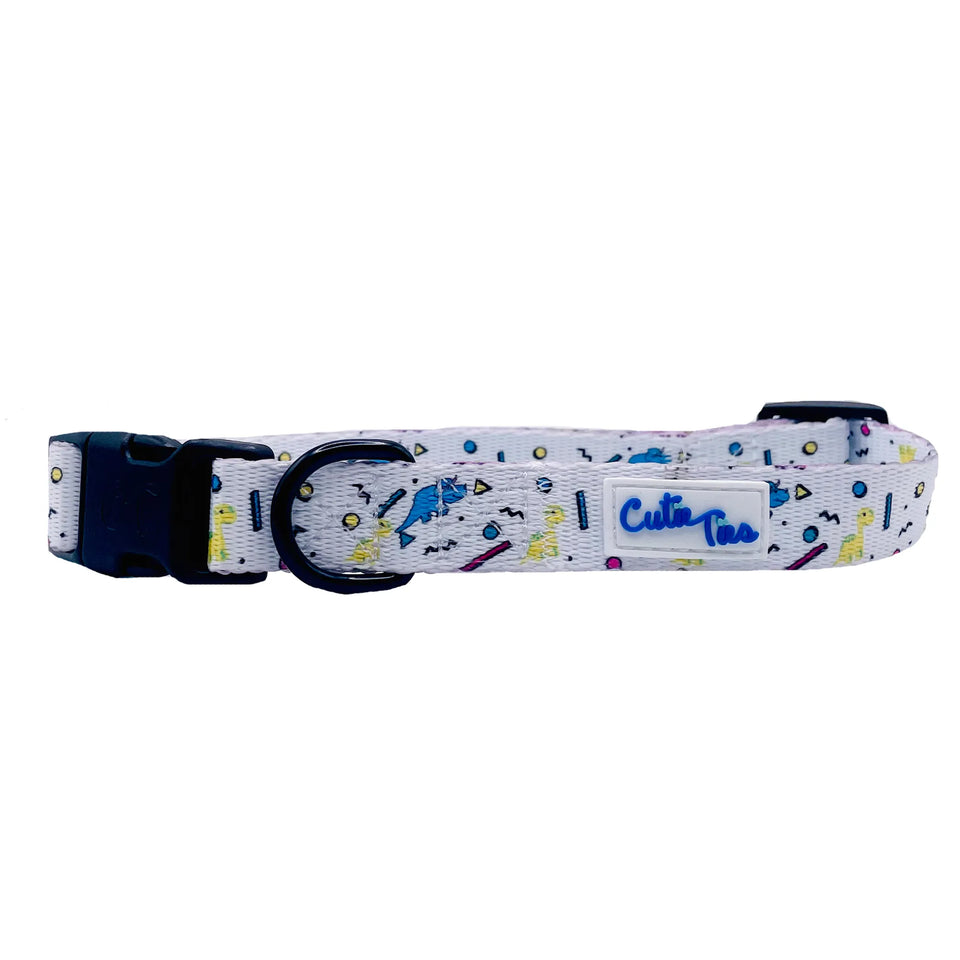Cutie Ties Fun Design Dog Collar, Breast cancer awareness pink/SMALL, view 16
