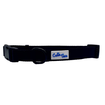 Cutie Ties Fun Design Dog Collar, Black/SMALL