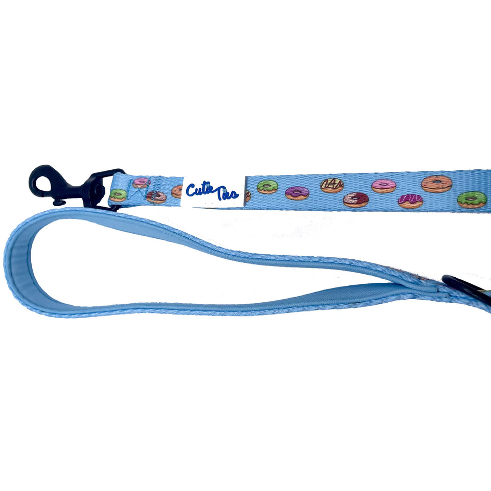 Cutie Ties Fun Design Dog Leash, Red/white/bones/SMALL, view 25