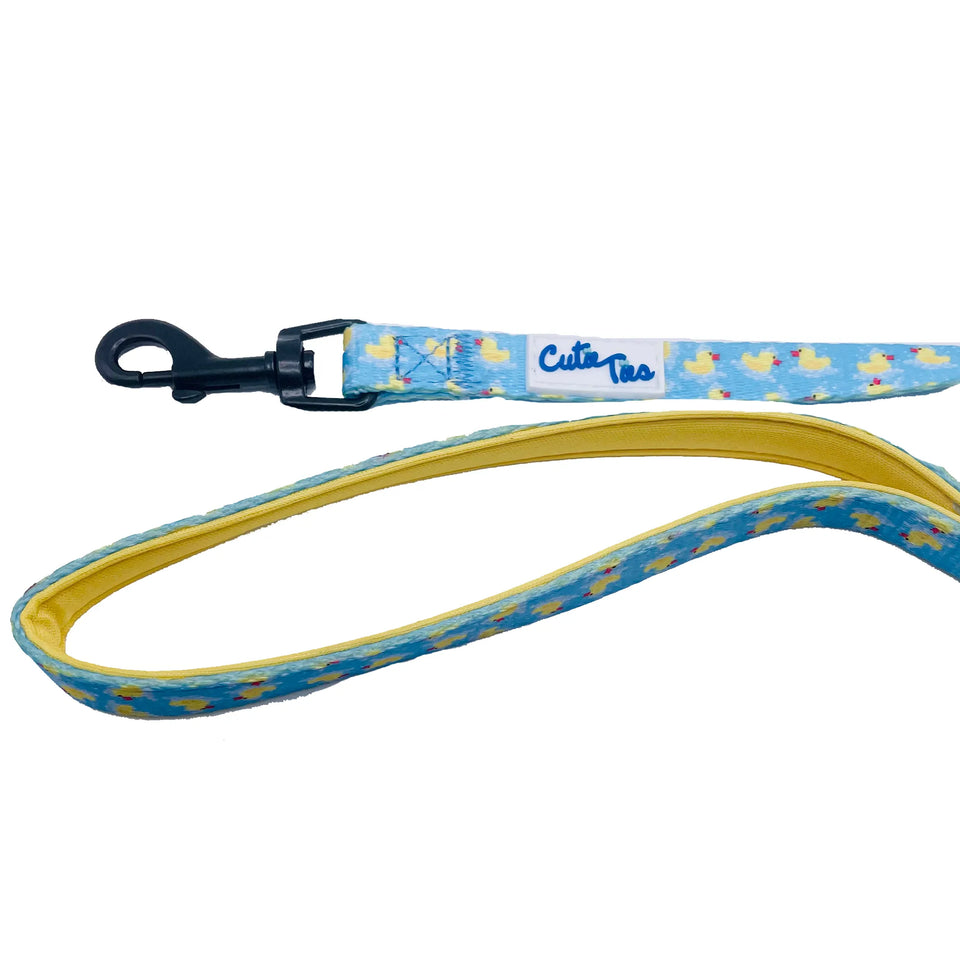 Cutie Ties Fun Design Dog Leash, Rubber duckies/LARGE, view 8