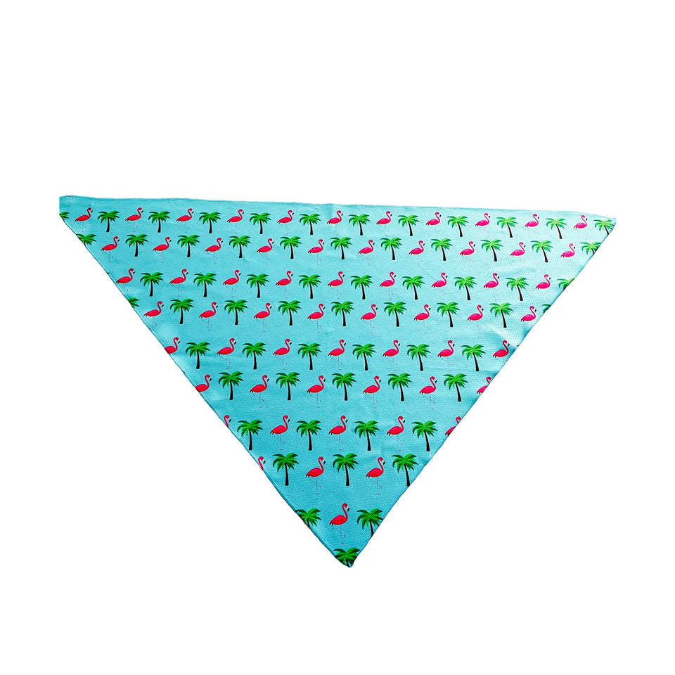 Cutie Ties Tie On Dog Bandana, Flamingo miami vice/LARGE, view 20
